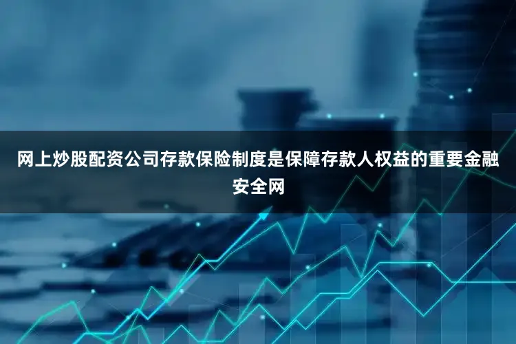 网上炒股配资公司存款保险制度是保障存款人权益的重要金融安全网