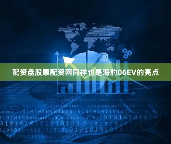 配资盘股票配资网同样也是海豹06EV的亮点